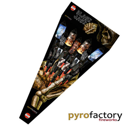 21tlg. Raketensortiment BLACK JACK