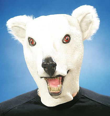 Gummimaske Eisbär