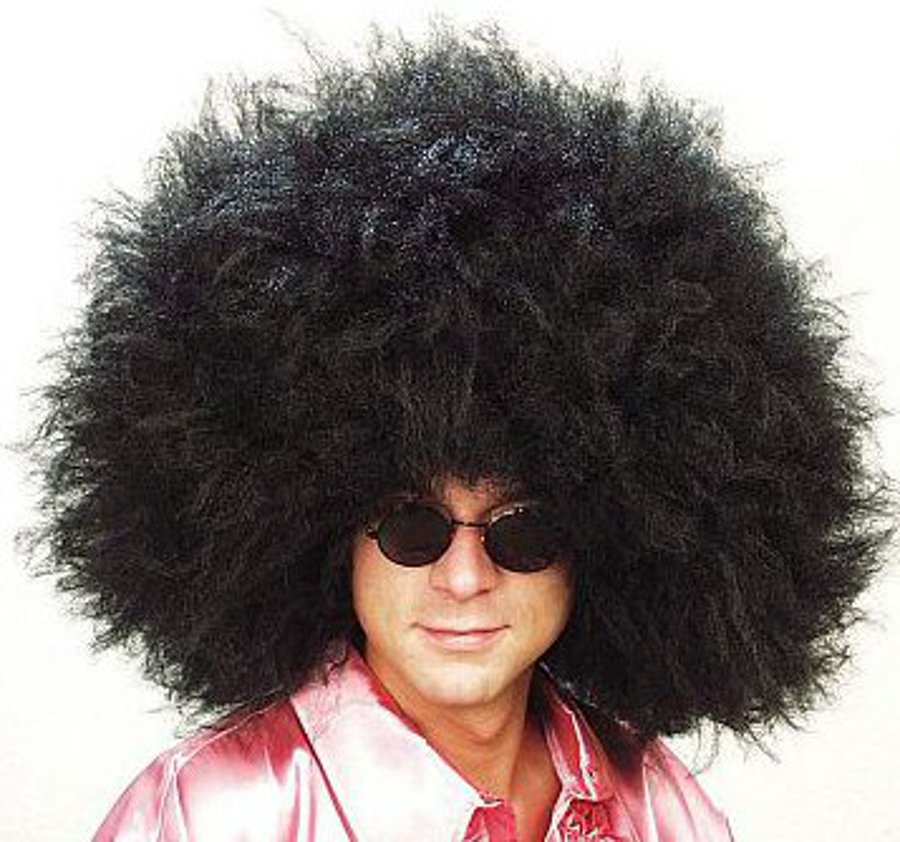 Afro Perücke schwarz