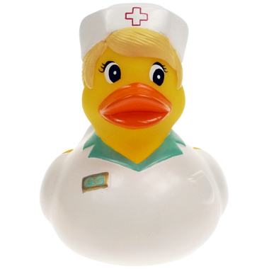 Krankenschwester Badeente 8cm