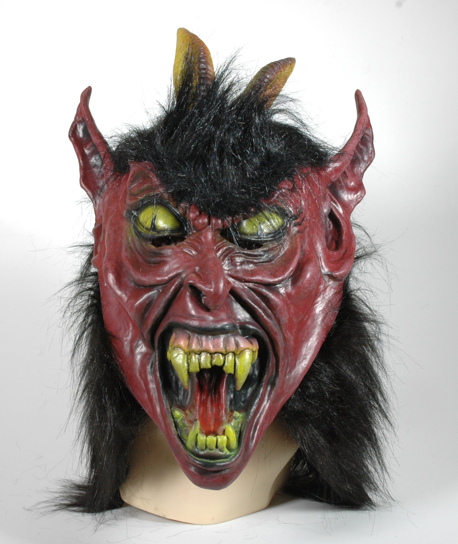 Krampus SET Overall Größe 164 schwarz mit Maske