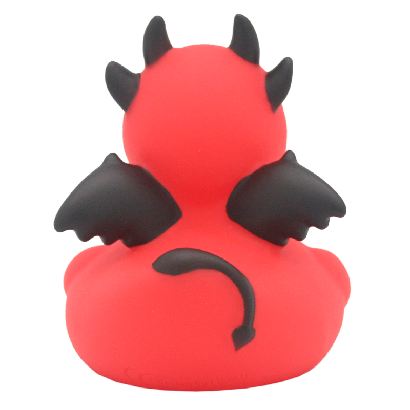 Rote Teufel  Quietschente  ca. 8,5cm