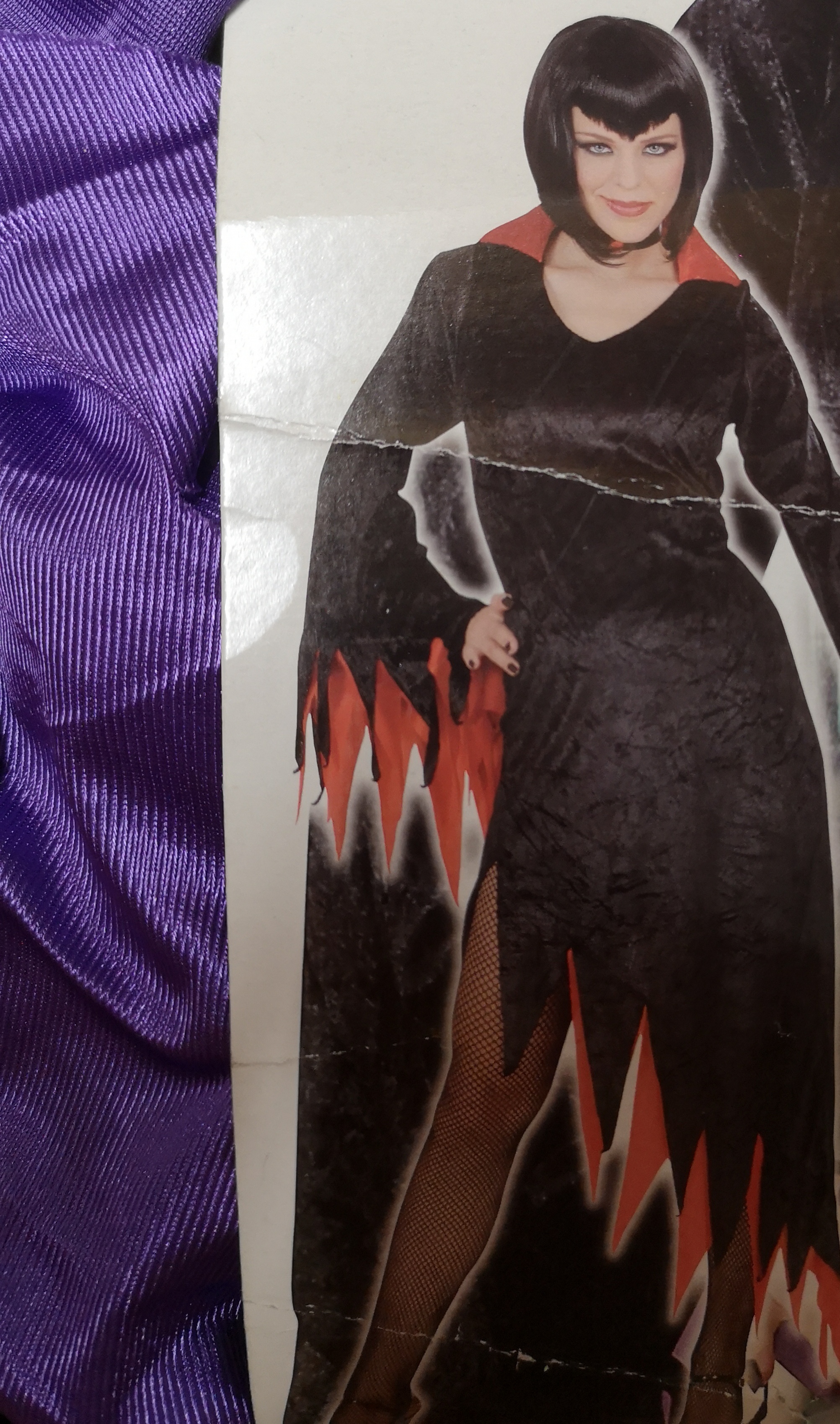 Dark Mistress XXL Kleid 2 Farben sort.
