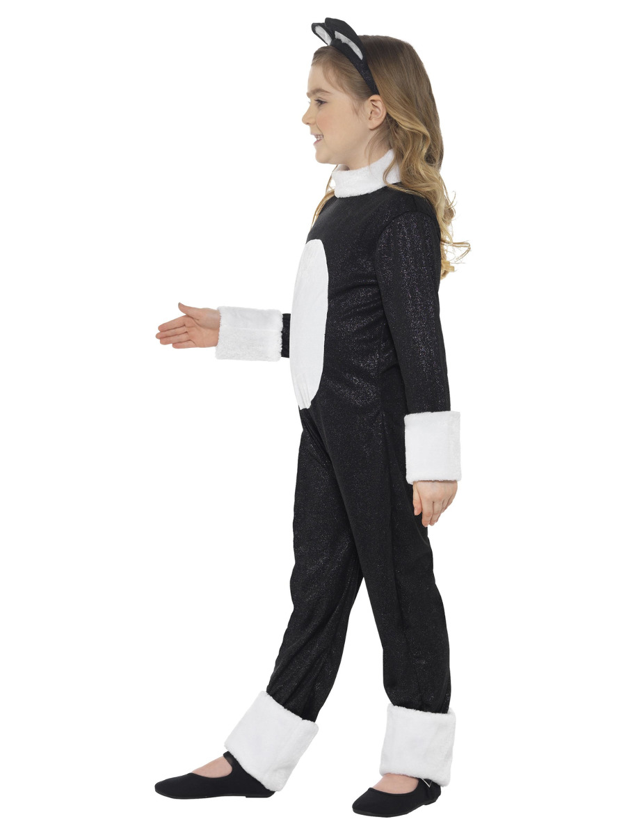 Katze Overall schwarz-weiß LARGE  *)