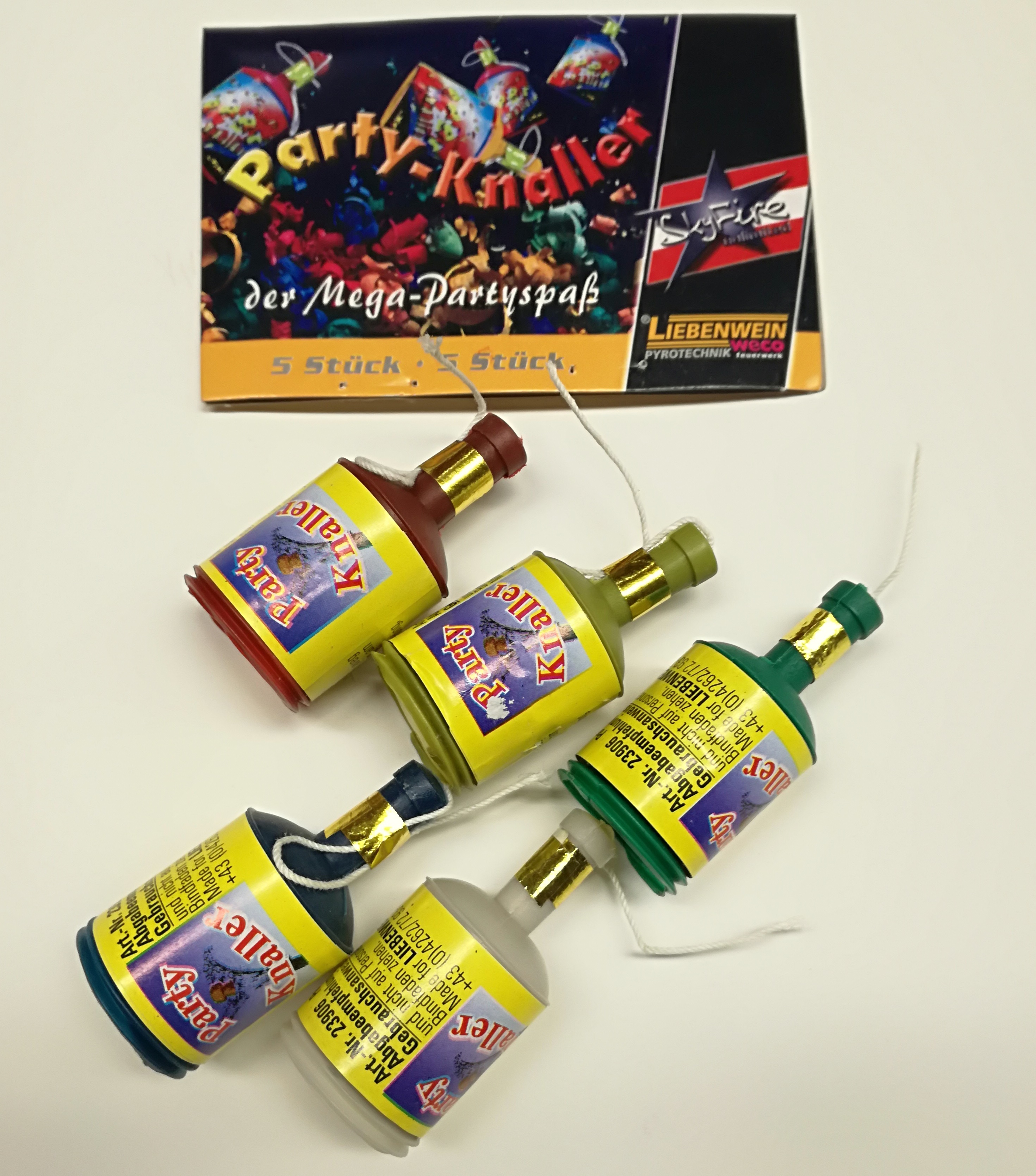 Schampus-Party Knaller 5er Btl.