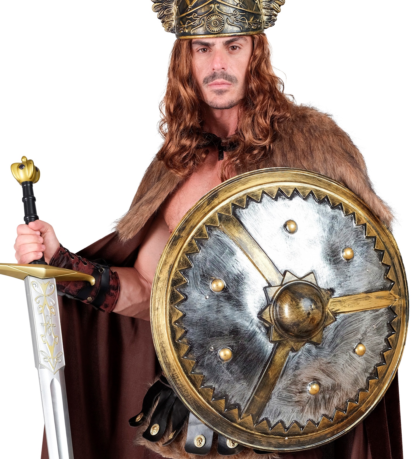 Rundes Schild Druchmesser ca. 60cm Wikinger/Römer