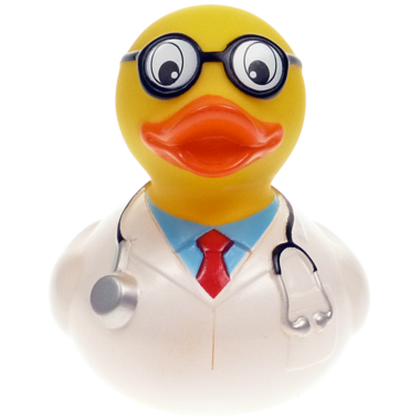 Doktor Badeente Arzt  8cm