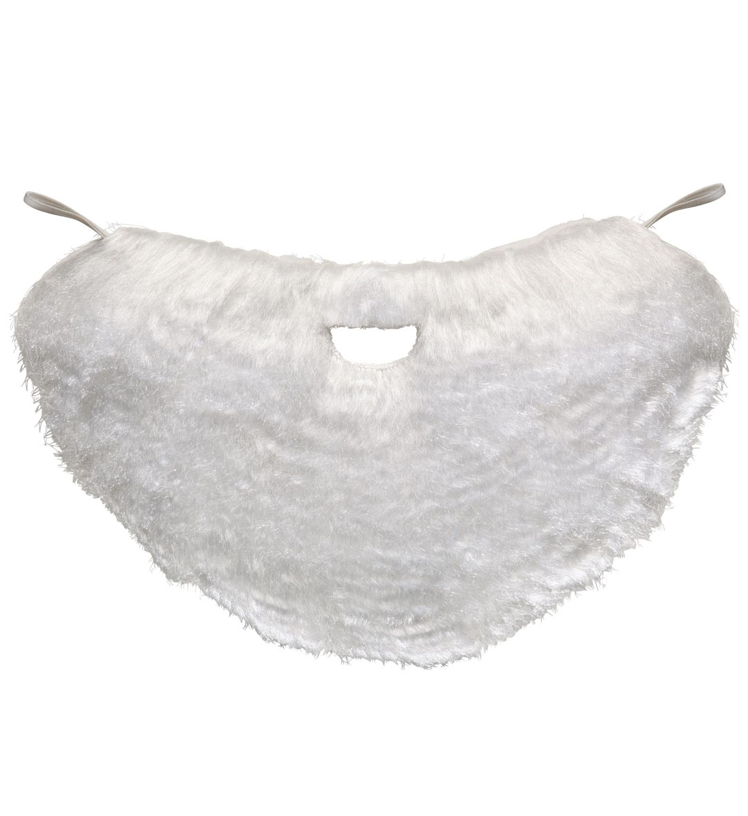 Kleiner Weihnachtsmann Bart weiss