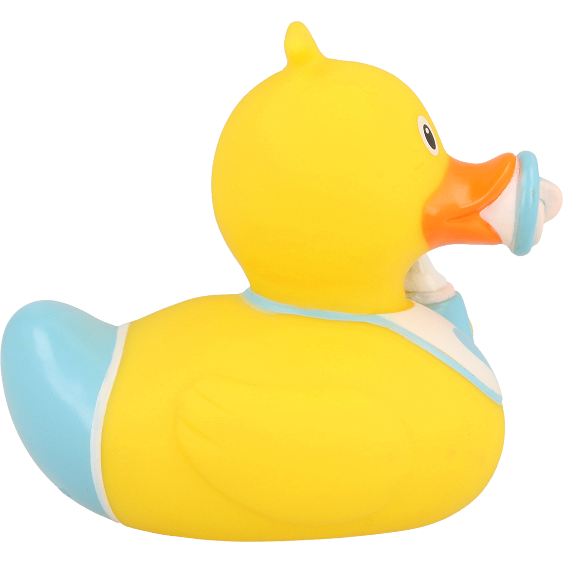 Baby Boy  Quietschente hellblau ca. 8,5cm