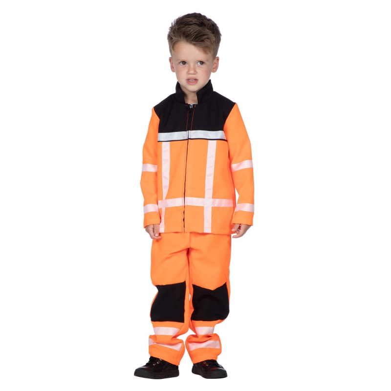 Oranger Arbeits Anzug Gr.128