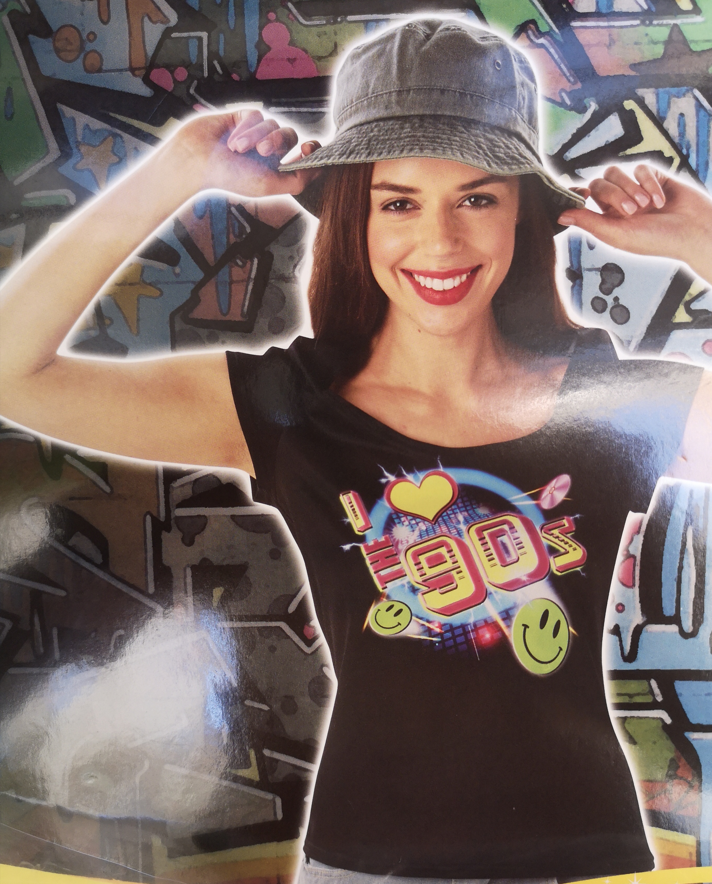 T-Shirt  "I Love the 90s"  SMALL