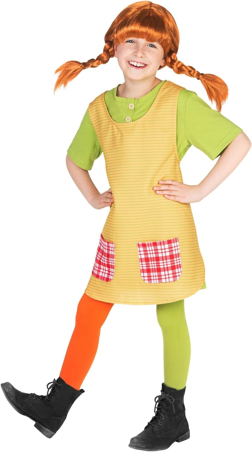 Pippi Langstrumpf Kostüm Größe 146-152  3teilig