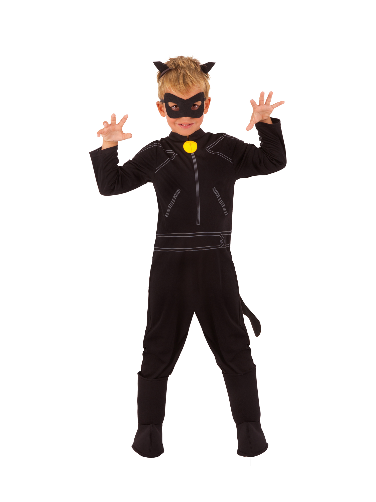 CAT NOIR  Overall Gr.128 - 7-8 Jahre mit Maske