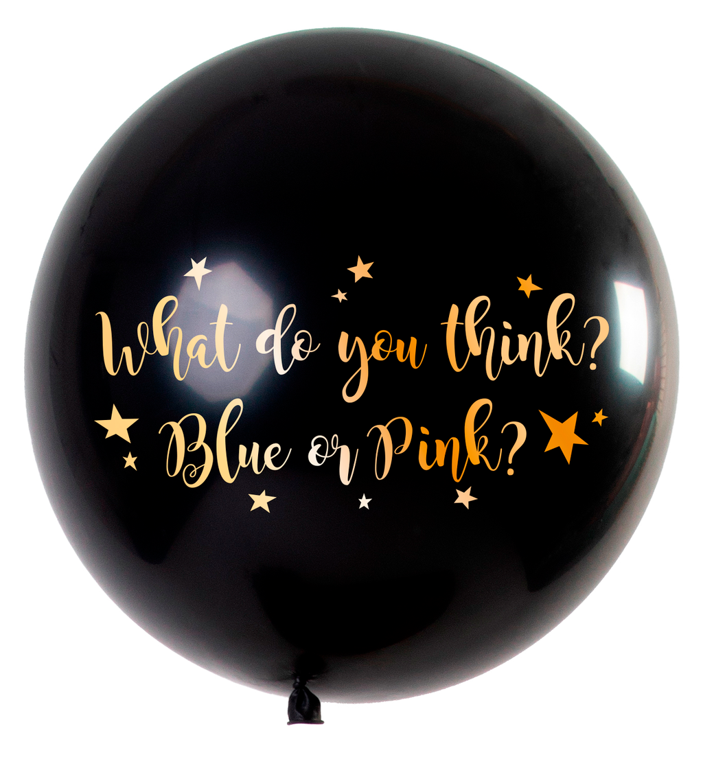 1 Stk.Gender Party Latex Ballon 90cm PINK