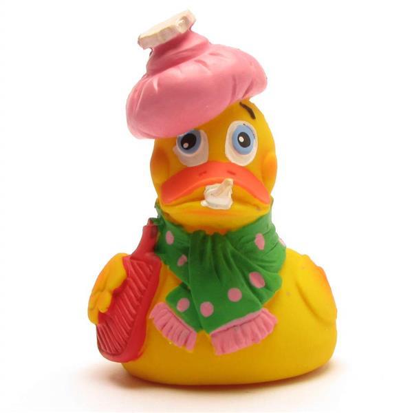 Gute Besserung Ente aus Naturkautschuk