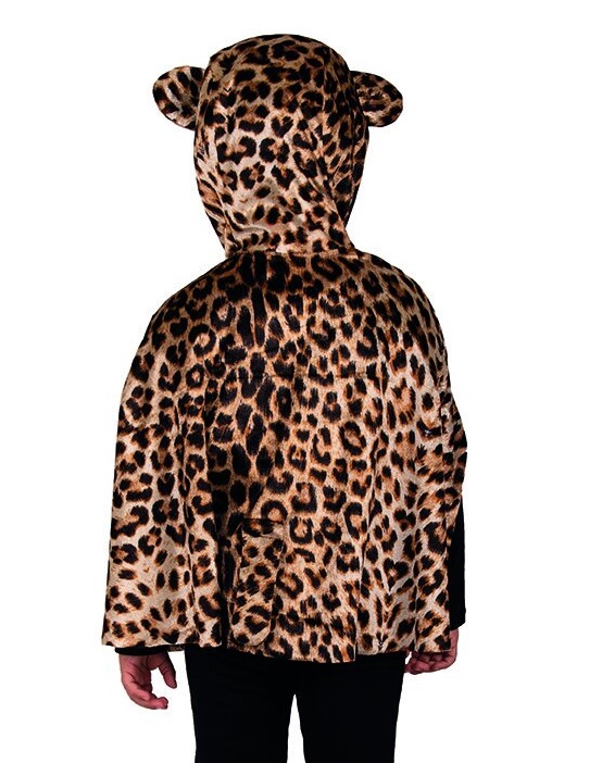 Leoparden Umhang Gr. 116/128