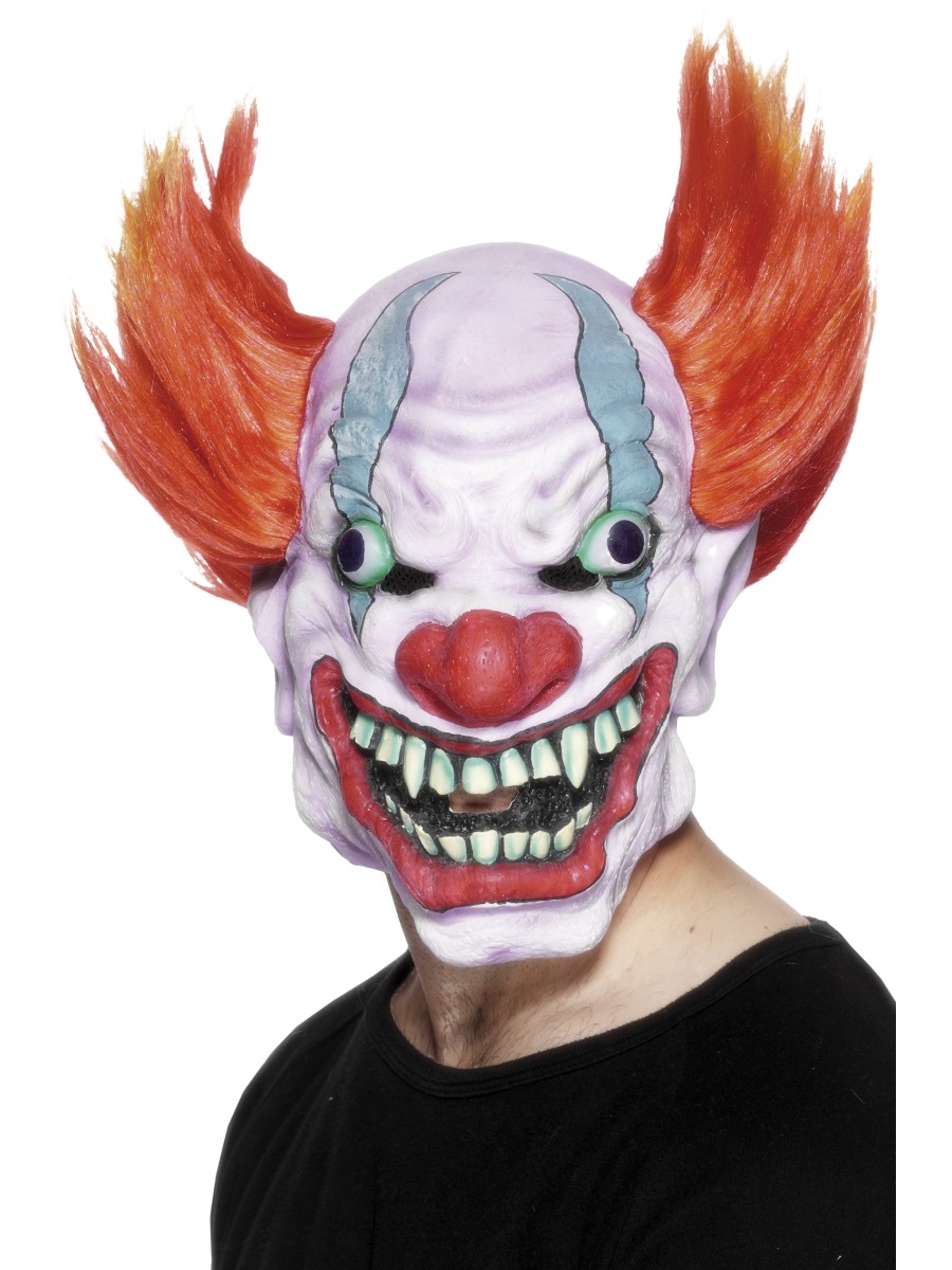 Horror Clown Maske  "Evil looking Style"