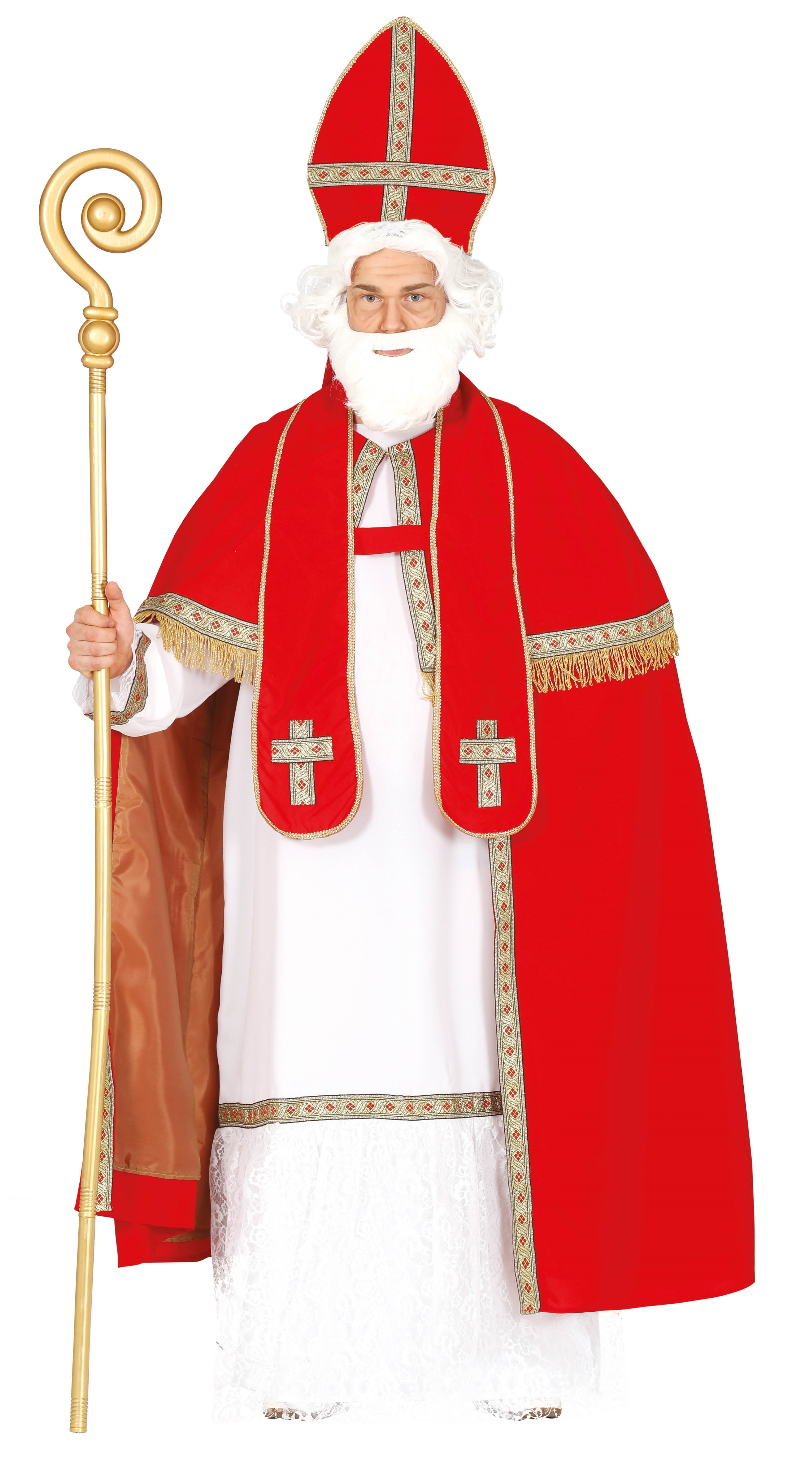 Nikolo Kostüm Set 4teilig Größe  52/54  L