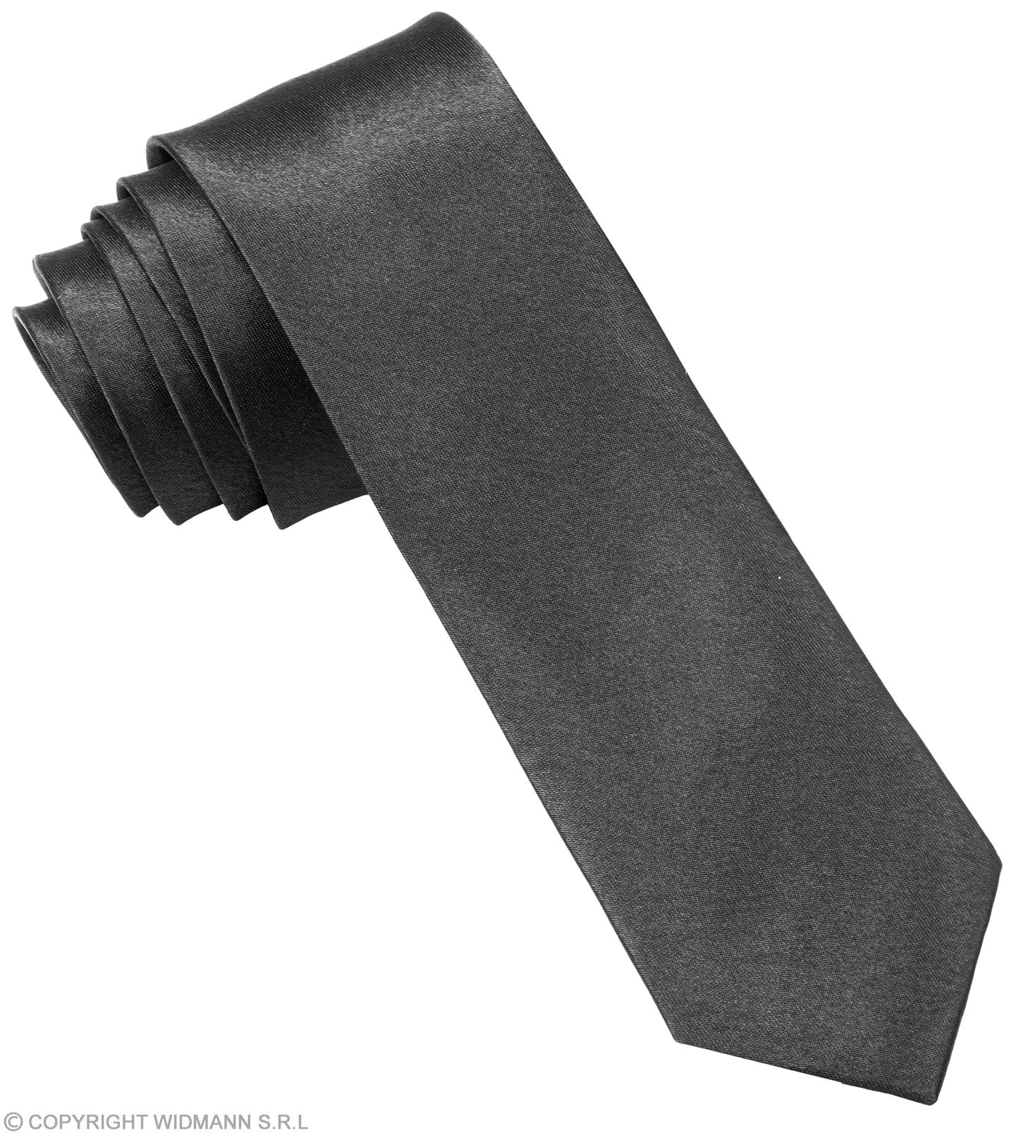 Krawatte schmal schwarz