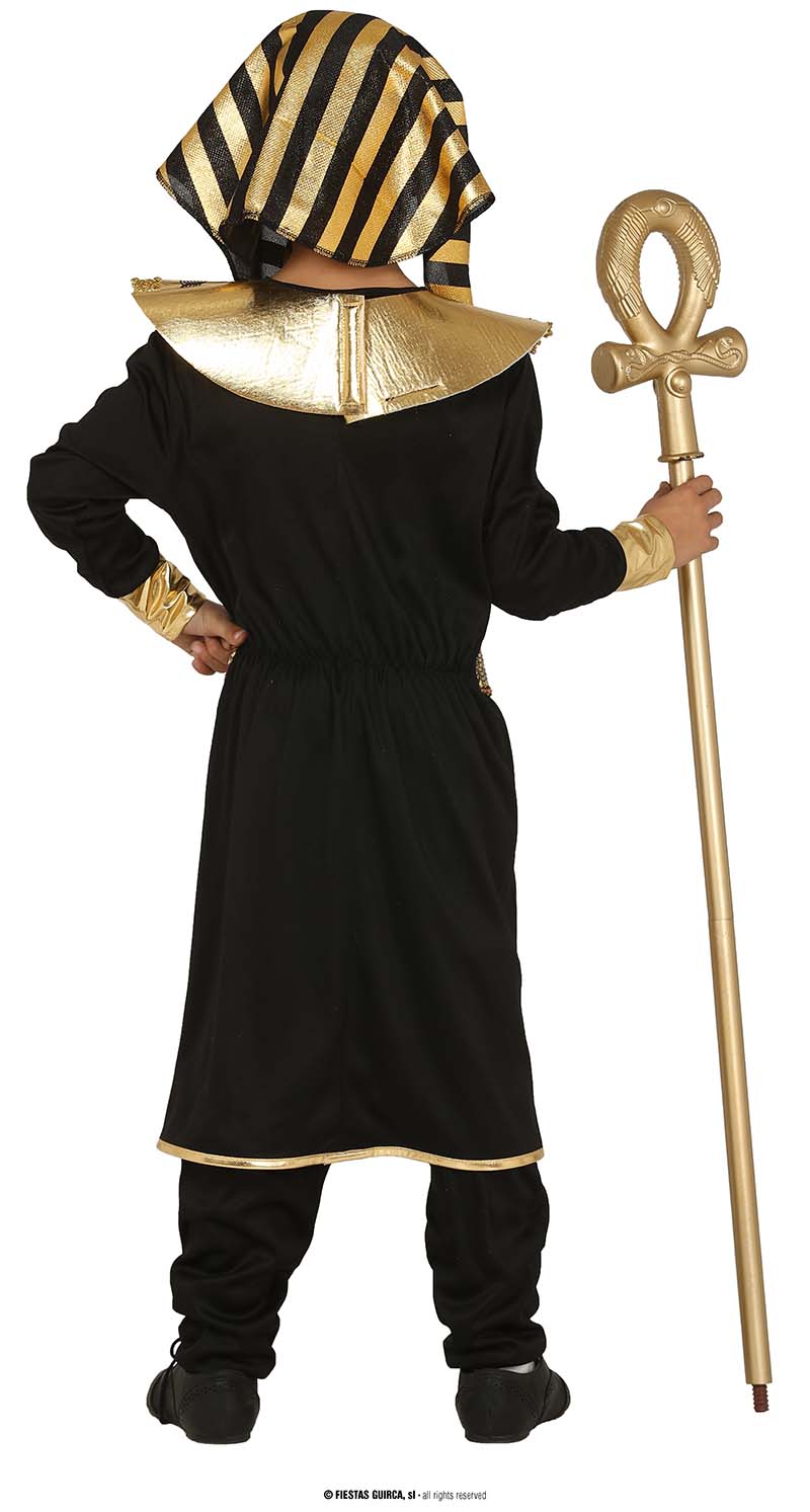 Pharao Kostüm schwarz-gold 10-12 Jahre