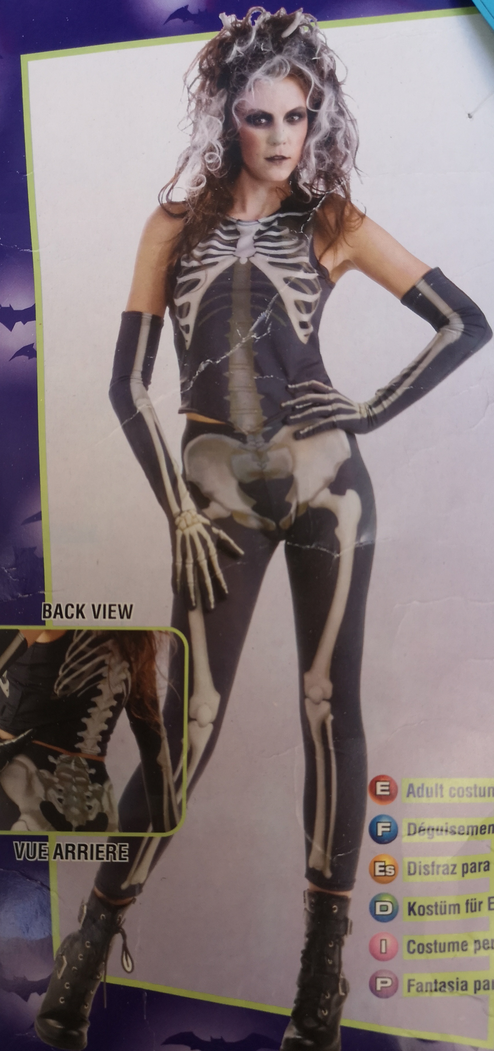 Skelet Overall f. Damen LARGE