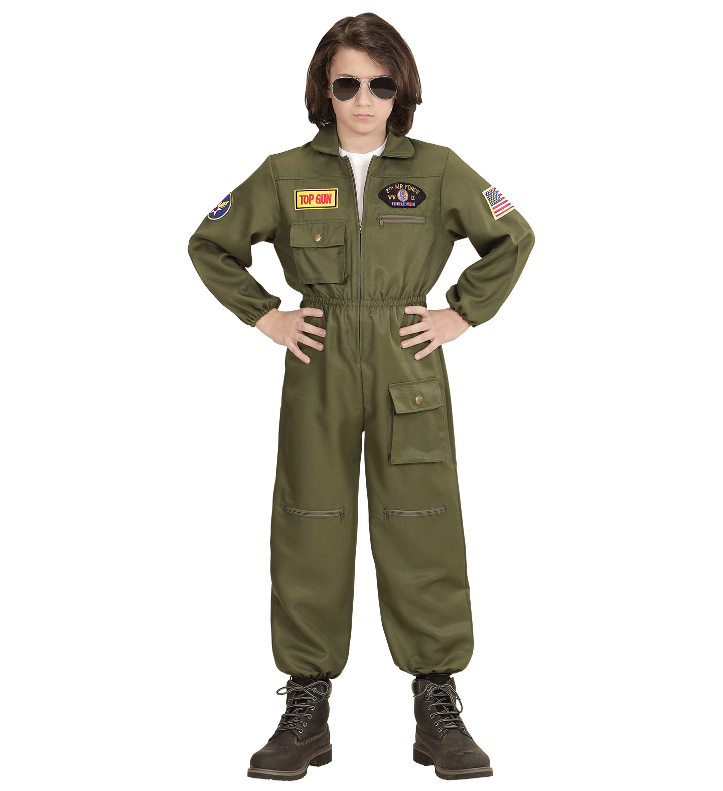 Kampfjet Piloten Overall Größe 140