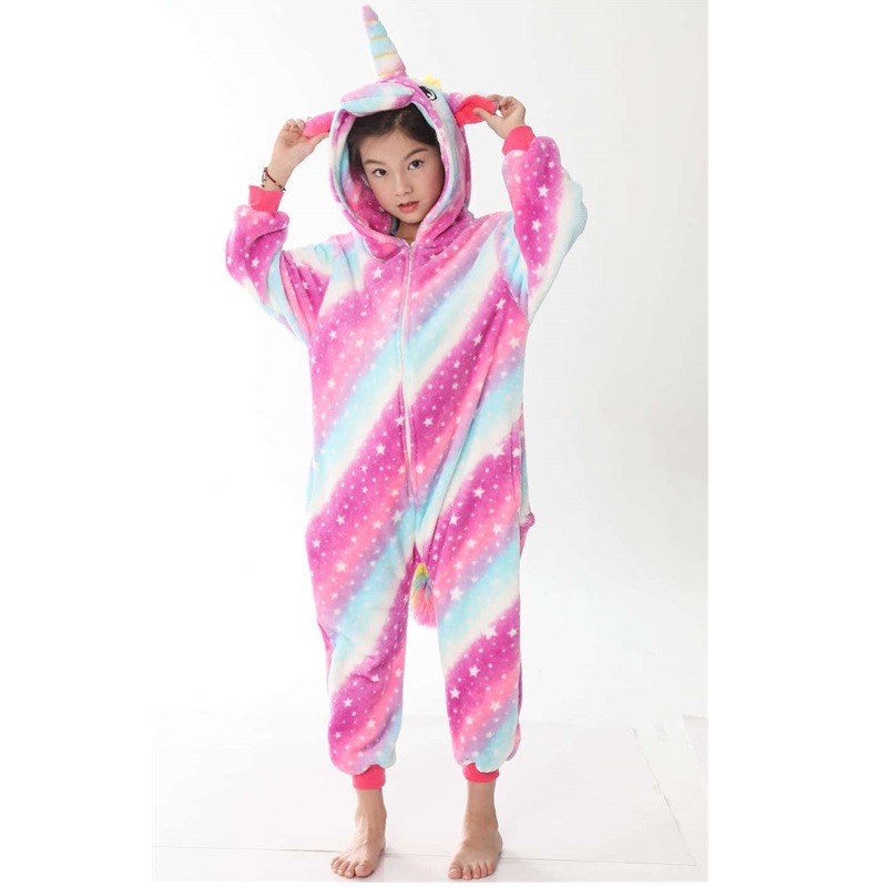 Einhorn Overall multi-color Größe 98