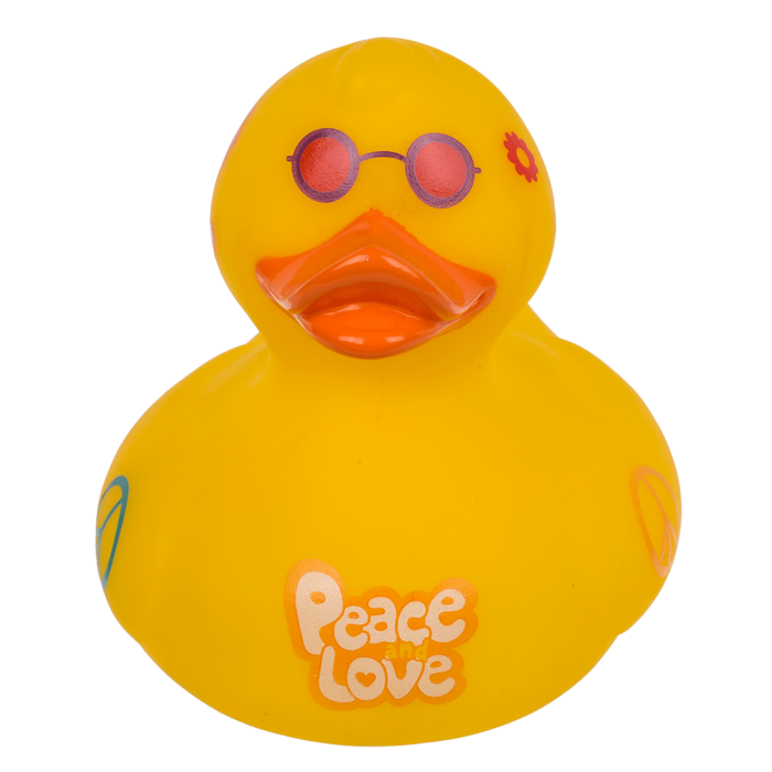 Hippie Badeente ca. 10cm