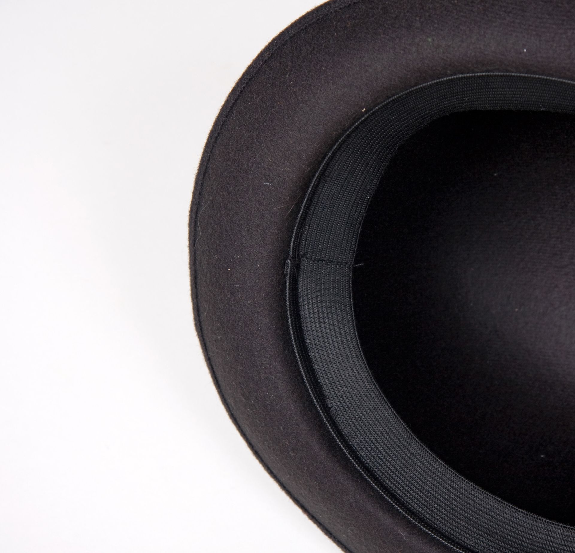 Samt Zylinder weinrot Höhe ca.14cm