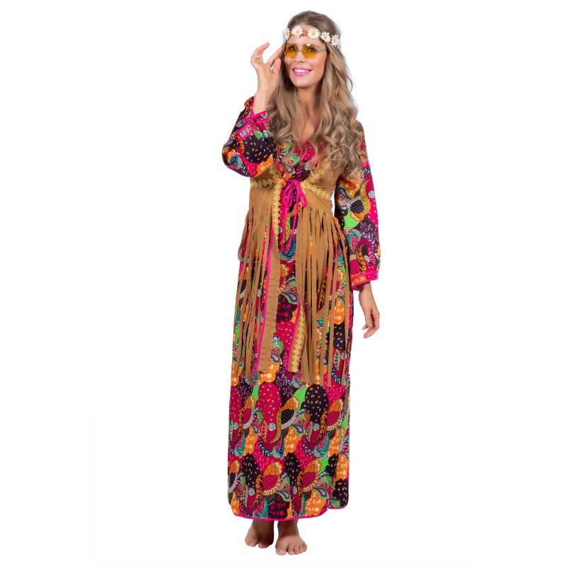 Hippie Kleid lang  Gr. 42