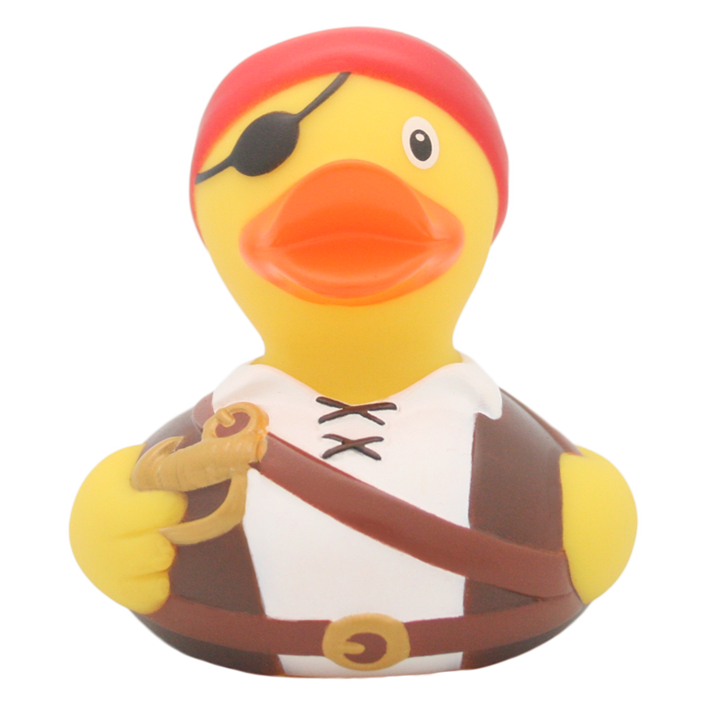 Piraten Quietschente  ca. 8,5cm