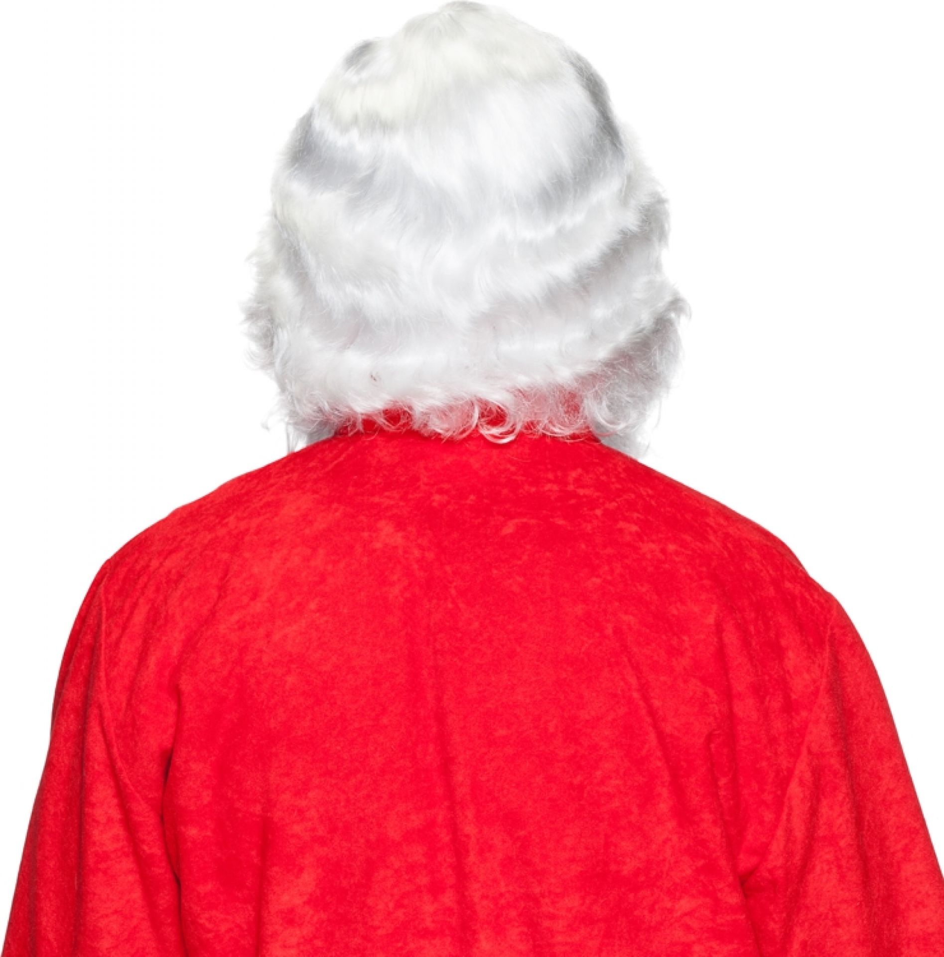 Weihnachtsmann Set Perücke+Bart weiss