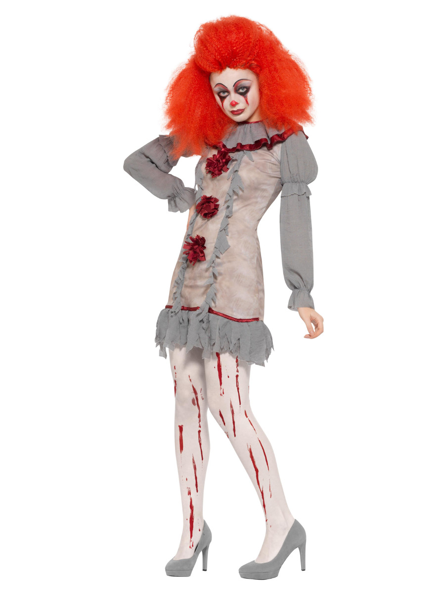 Horror Clown Lady Kleid SMALL