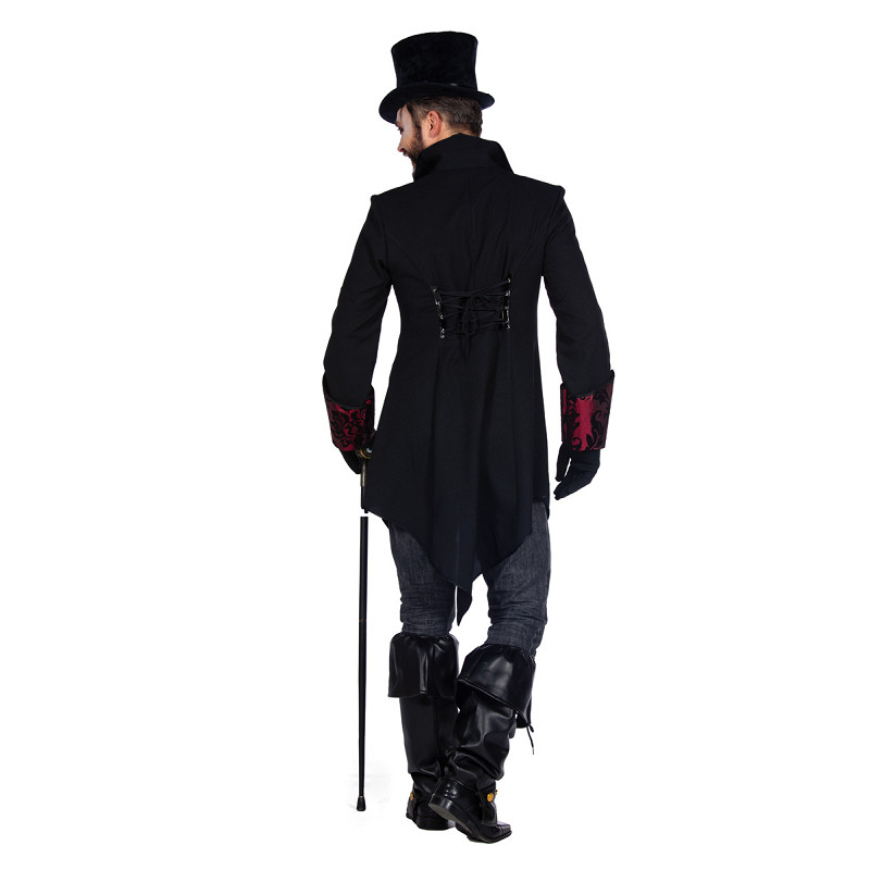 Delux Jacke schwarz-rot Gr. 56/58 / XL