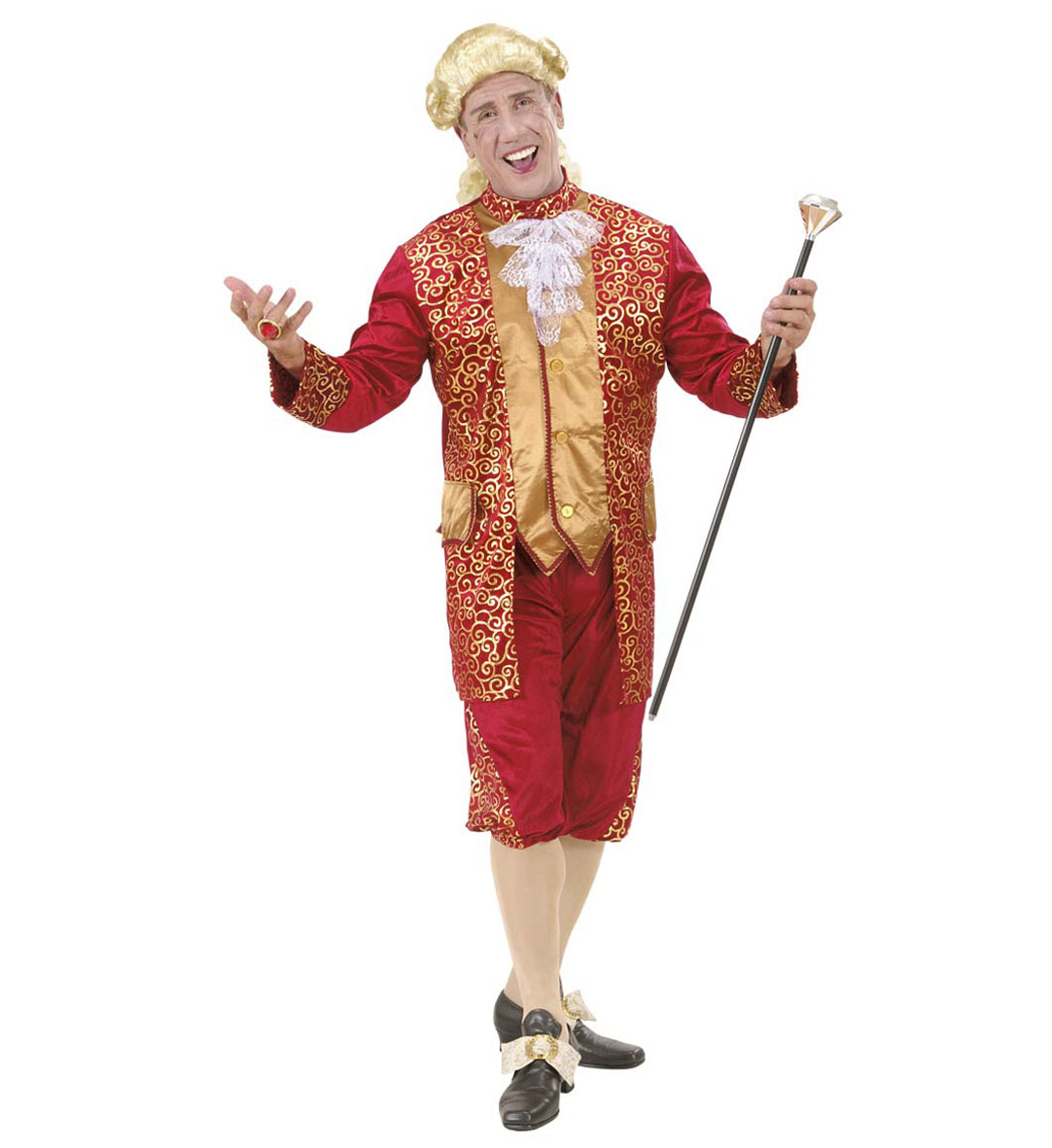 Marquise Barock Kostüm SMALL für Herren