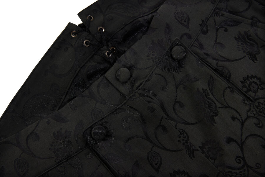 Historischer Mantel schwarz  L   Gr. 50/52 deluxe