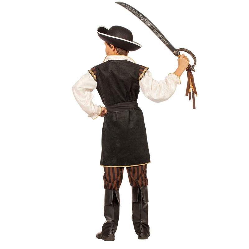 Piraten Kostüm delux Gr. 104 braun
