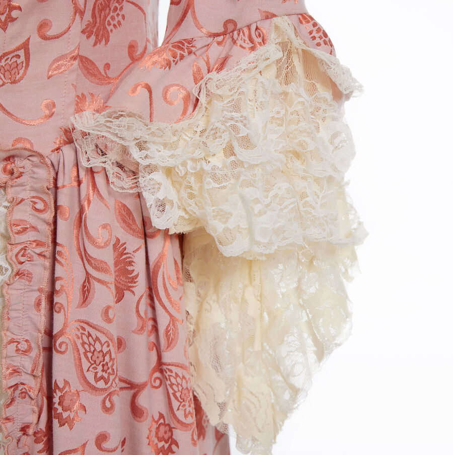 Barock Kleid 2teilig orange M  36/38