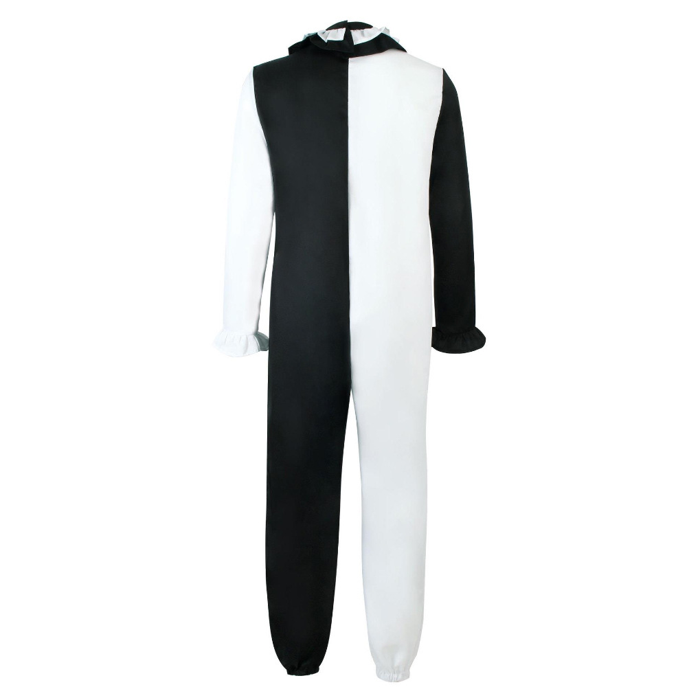 Horror Clown Overall schw.-weiß MEIDUM