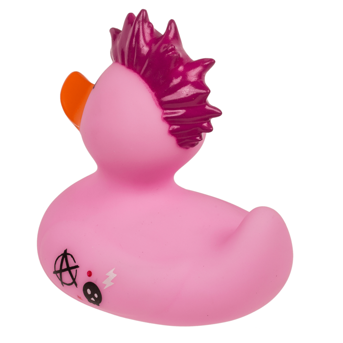 Rosa Punk Quietschente ca. 10cm