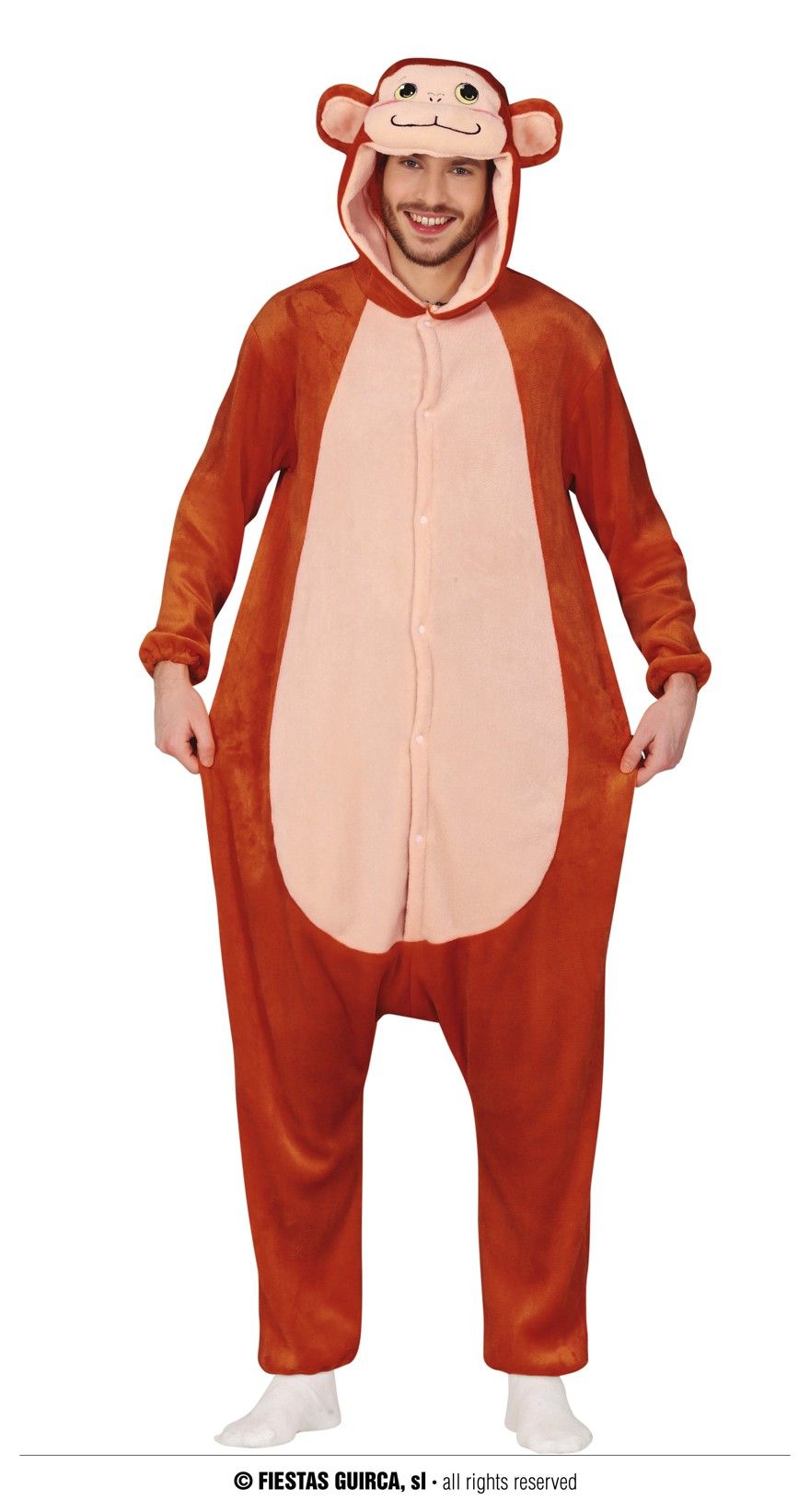 Affe Overall  48/50  M "Super-Soft-Plüsch"