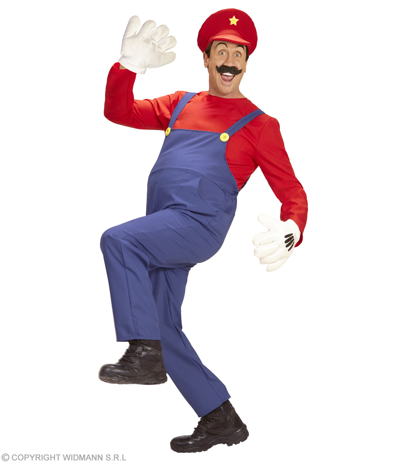 Mario Kostüm SMALL für Erwachsene