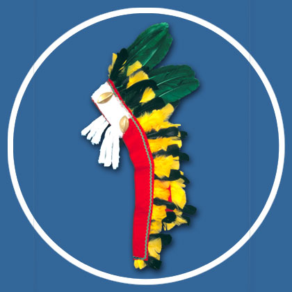 Indianer Federschmuck Mohikaner