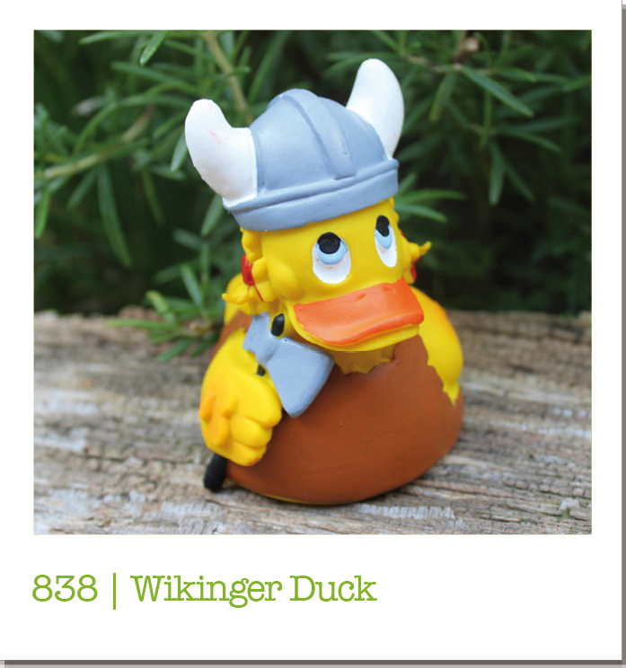 Wikinger Ente aus Naturkautschuk