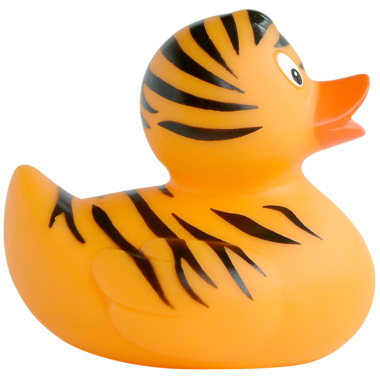 Tiger Badeente 8cm