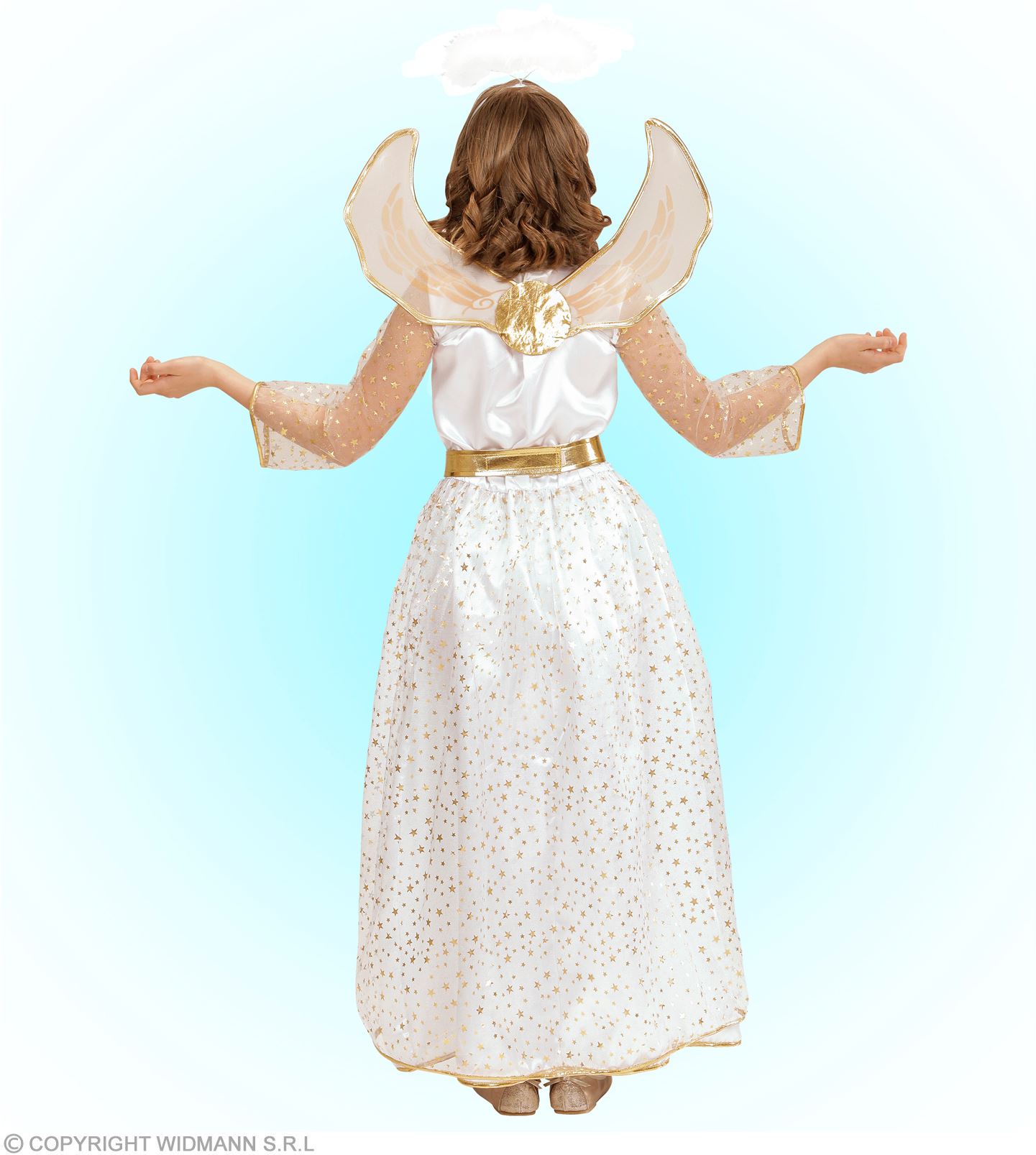 Engel Kostüm Größe 128 mit Flügel+Heiligenschein