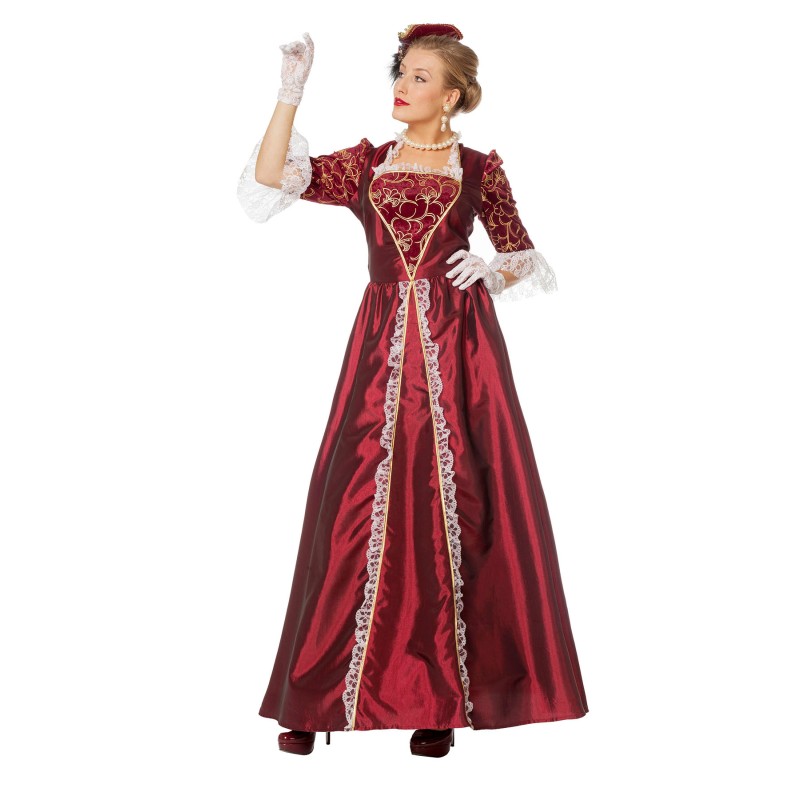 Kleid Marquise weinrot Gr. 36