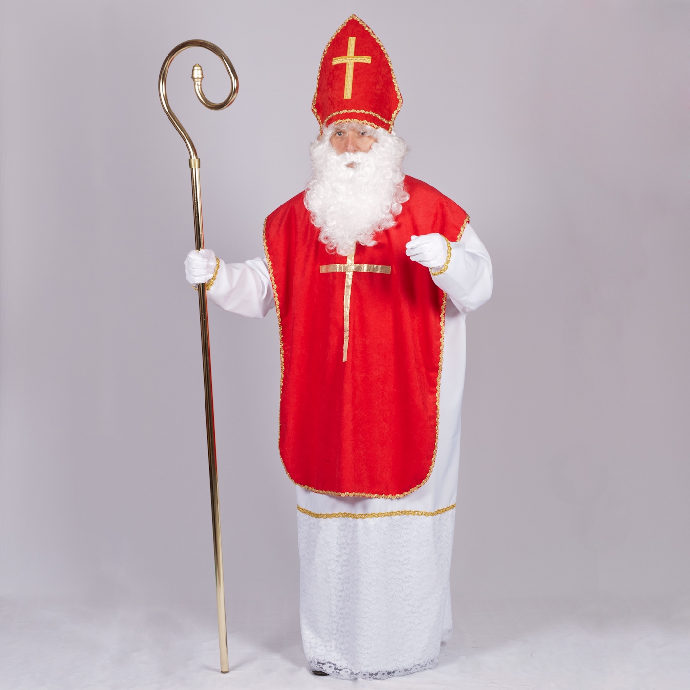 Nikolaus Kostüm Komplett Set  XL Angebot 5teilig