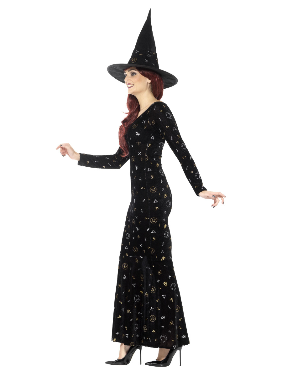 Black Magic Witch langes Hexen Kleid  MEDIUM