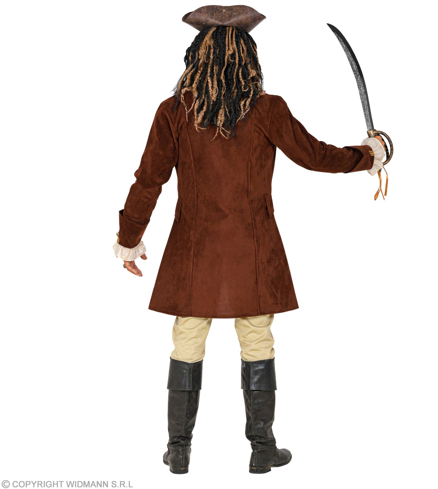 Piraten Mantel XL/XXL  Wildlederlook